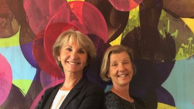 Ingrid Rosberg och Eva-Lotta Hallius håller distansutbildningen Modernt ledarskap på e-Universitetet.