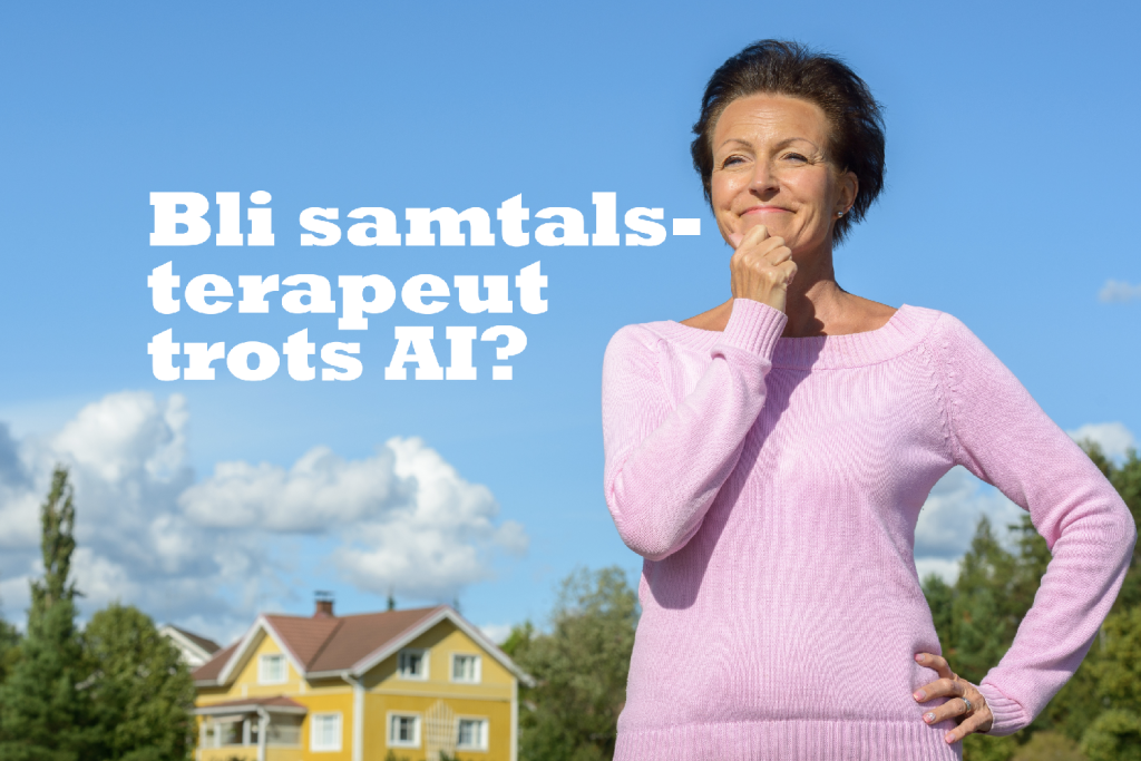 AI lär inte ersätta samtalsterapeuterna.